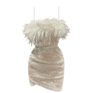 new beautiful sequin dress